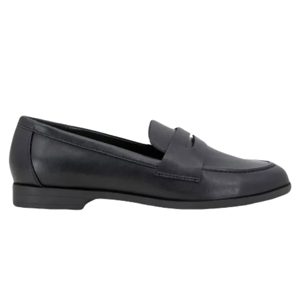 Kensie Ladies Penny Black Loafer